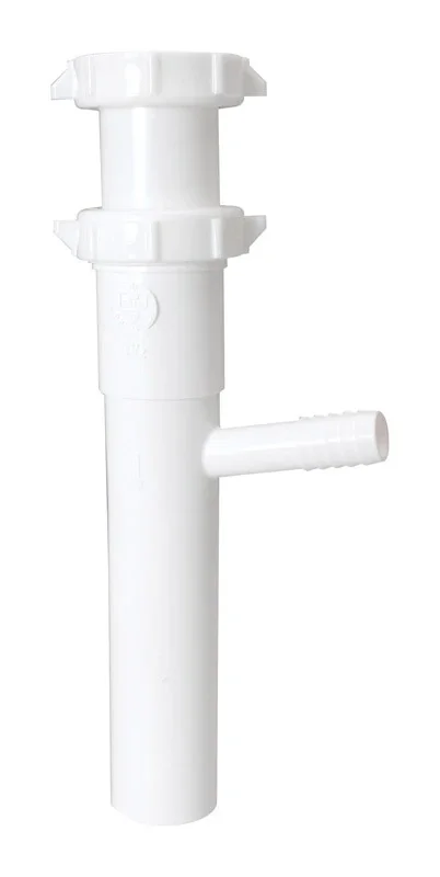 1-1/2 In. Dia. X 8 In. L Plastic Dishwasher Tailpiece