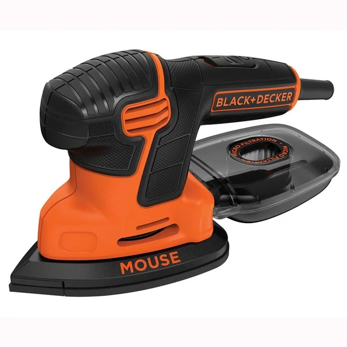 1.2 Amp Mouse Detail Sander With Ergonomic Design For Precision Sanding