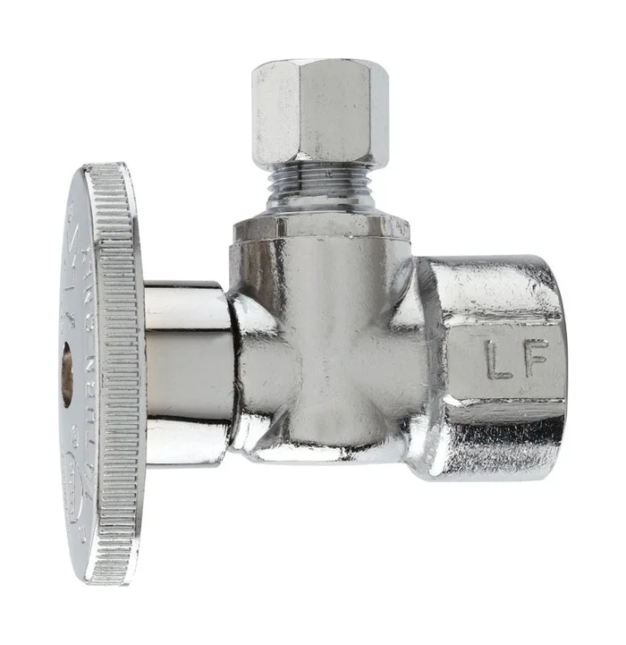 1/2 Fip X 1/4 Compression Brass Angle Valve