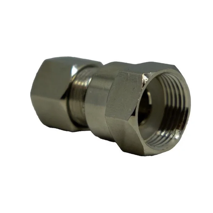 1/2 In. Female Compression In. X 3/8 In. D Male Compression Brass Adapter