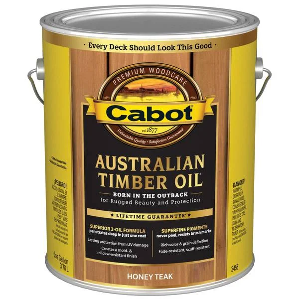 1 Gallon Honey Teak Australian Timber Oil