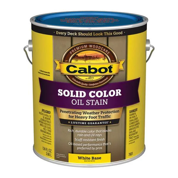 1 Gallon Solid Color Oil Stain Low VOC