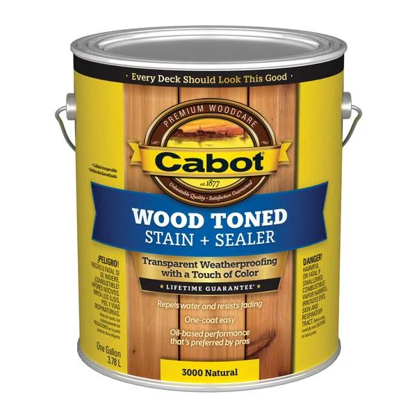 1 Gallon Wood Toned Stain + Sealer