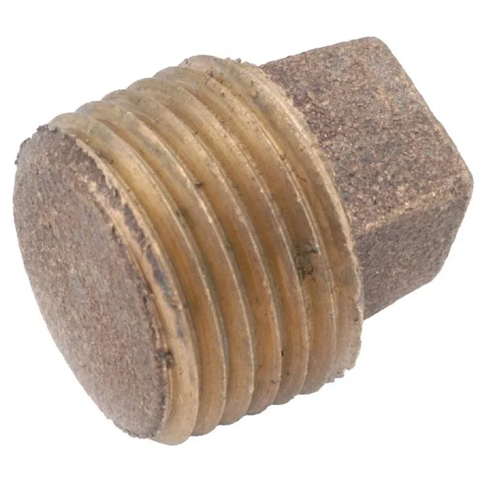 1 In. Mpt In. Brass Square Head Plug