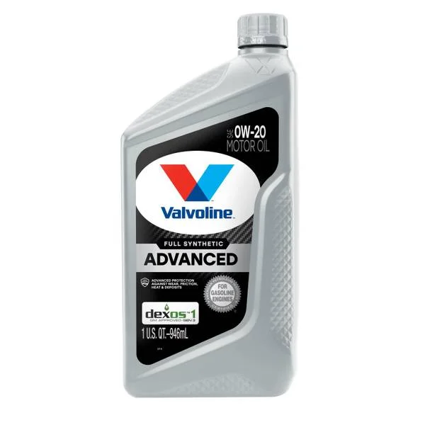 1 Quart Advanced Full Synthetic SAE 0W-20 Motor Oil
