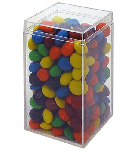 10.5 oz Tall Square Clear Box – 48ct