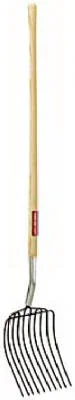 10.75 In. Manure Fork, 48 In. Handle