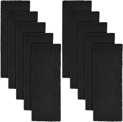 10 Pack Litter Box Carbon Filters Spare Activated Charcoal Filter for Nature's Miracle Cat Litter Box