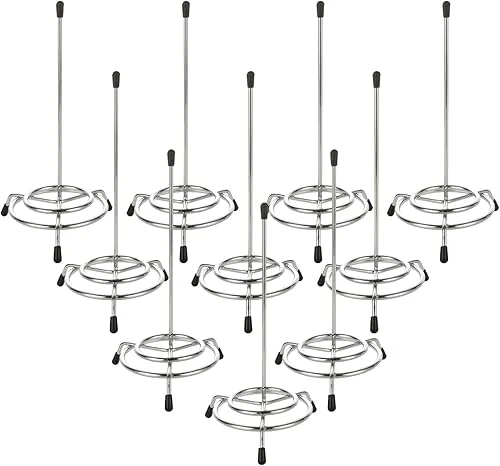 10 PCS Ticket Stabber for Restaurant Receipt Holder Spike Stainless Steel Ticket Spike Check Spindle for Businesses Kitchen Office Memo Food Order Paper