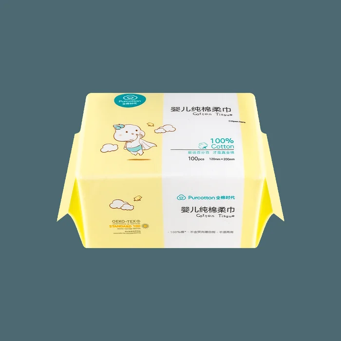 100% Cotton Super Soft Baby Cotton Towel 100 sheets