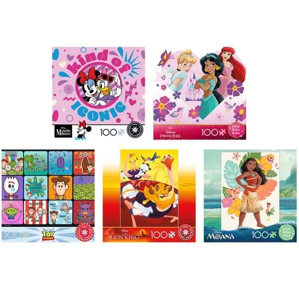 100-Piece Disney Deluxe Jigsaw Puzzle