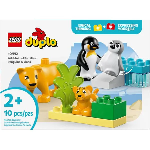 10442 Wild Animal Families: Penguins & Lions