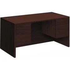 10500 Series Double Pedestal Desk, 60″ X 30″ X 29.5″, Mahogany