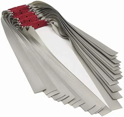 10pcs 1.0 Thickness Very Powerful Slingshot Flat Rubber Bands Hunting Catapult Elastic Bungee Outdoor Shooting Game