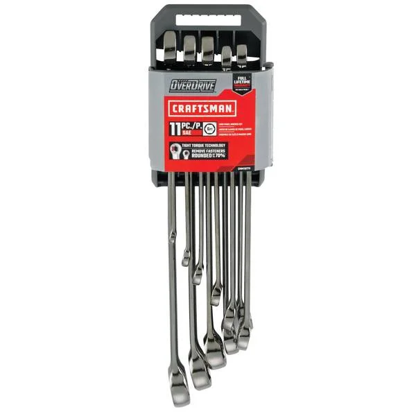 11-Piece OVERDRIVE SAE Wrench Set