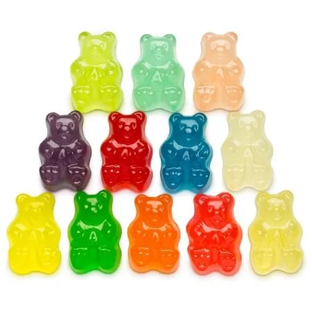 12 Flavor Wild Fruit Gummi Bears – 5lbs
