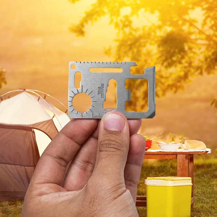 12-in-1 Stainless Steel Wallet Tool (1- to 4-Pack)