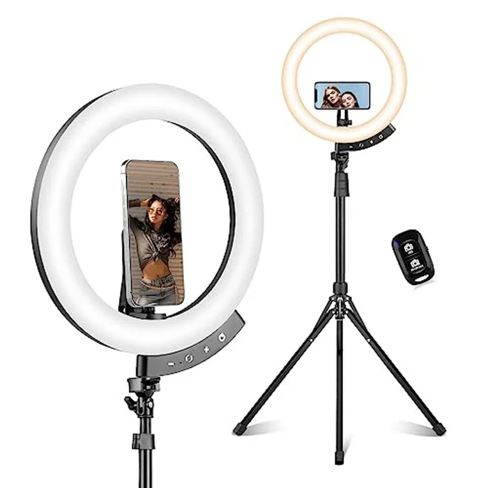 12-Inch Ring Light with 62-Inch Tripod Stand