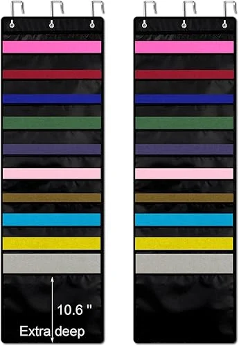 12 x 12 Inch Paper Storage Scrapbook Paper Storage Hanging Wall File Organizer with Door Hangers Storage Organizer for Office Cardstock, Craft(2 Pieces)