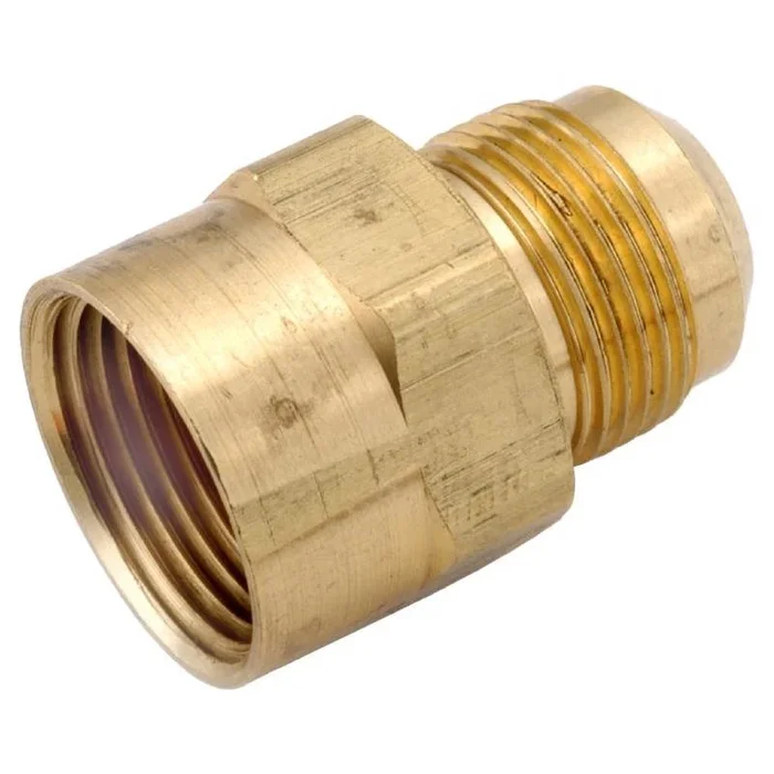 15/16 In. Flare In. X 1/2 In. D Fip Brass Coupling