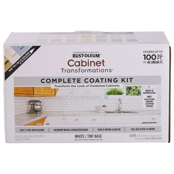 2.1 Qt Cabinet Transformations White Base Coating Kit