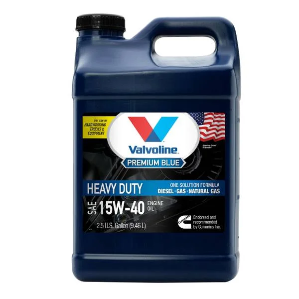 2.5 Gallon Premium Blue One Solution SAE 15W-40 Diesel Engine Oil