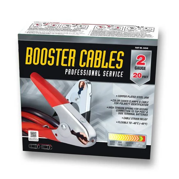 2 Gauge Booster Cables