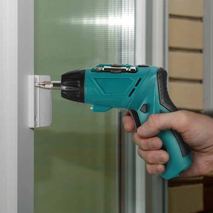 2-in-1 Cordless Rechargeable Screwdriver with 45-Piece Accessory Set