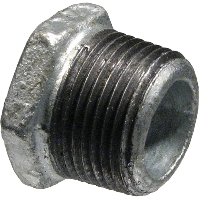 2 In. X 3/4 In. Hex Galvanized Bushing – Malleable Iron Fitting