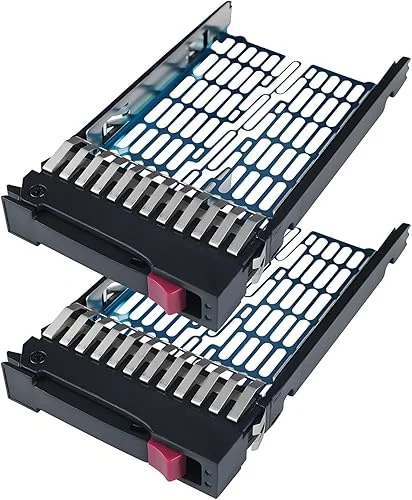 2-Pack Hard Drive Caddy 378343-002 371593-001 SSD Mount 2.5 HDD Caddy Compatible for HP Proliant DL380 DL360 G6 DL360 DL580 DL585 DL785 G5 BL20p DL380 DL580 ML570 G4 DL385 G5p DL360 G4p