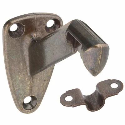 2-pc. Handrail Bracket, Antique Brass