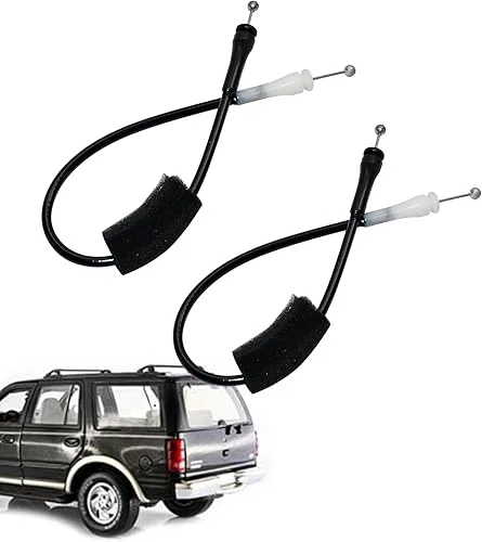 2 PCS Tailgate Release Cables for 1997-2002 Ford Expedition Rear Door Latch Cable Ford E-150 E-250 E-350 E-450 Replaces F2UZ-15264A65-B/F2UZ15264A65B