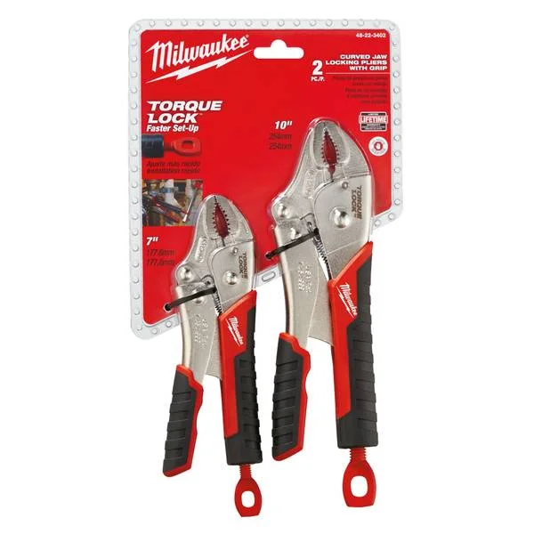 2 Piece Pro Locking Pliers Set