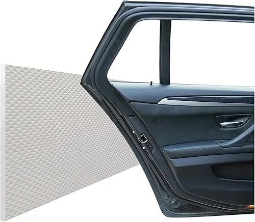 2 Roll Garage Wall Protector, White Garage Car Door Protector Bumper Guard for Anti-Collision Waterproof Inflaming Ultra Self Adhesive EVA Foam for Warehouse (2 ROLL: 79′ x 8′ x 1/4′)