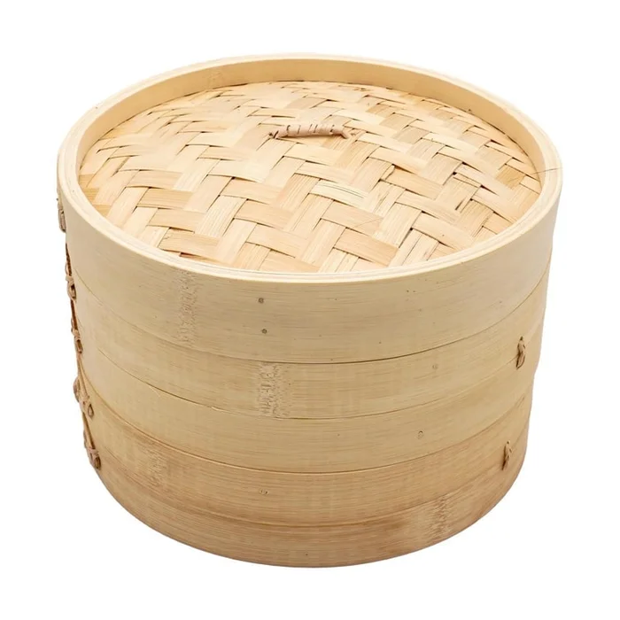 2-Tier Bamboo Steamer, 9.45″