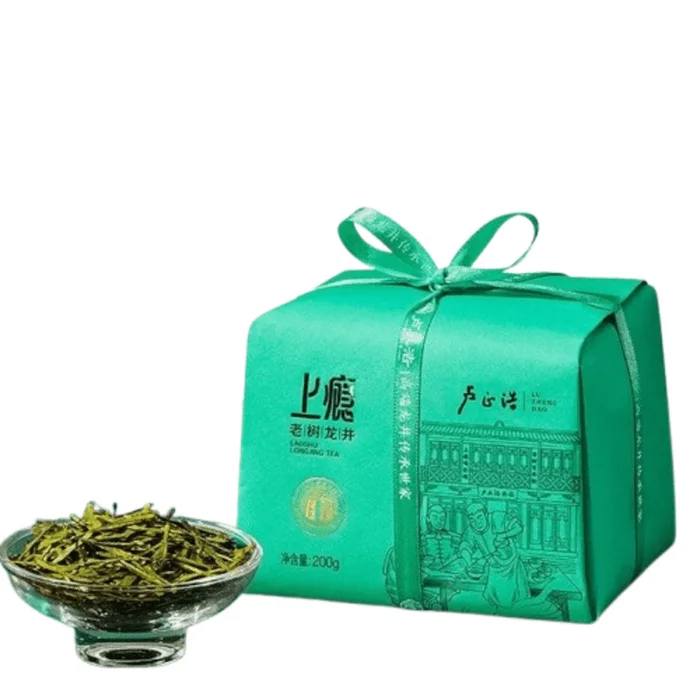 2025 New Tea Listing Addictive Group Species Old Tea Tree Bright Front Longjing Tea Leaves Since 200g