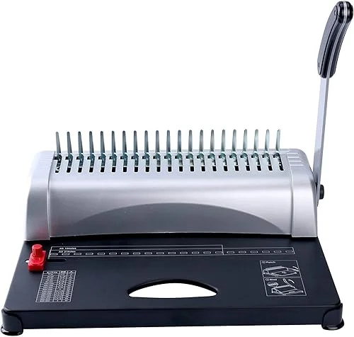 21-Hole 450 Sheets Paper Comb Punch Binder Binding Machine Scrapbook
