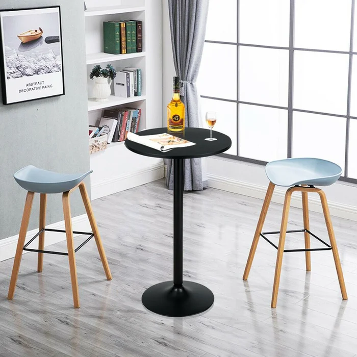 24-Inch Modern Style Round Cocktail Table