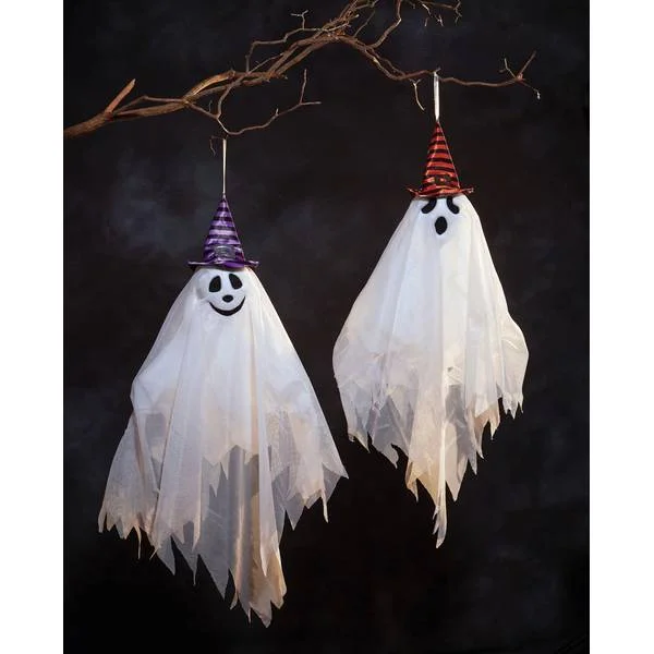 27″ Hanging Ghost with Hat