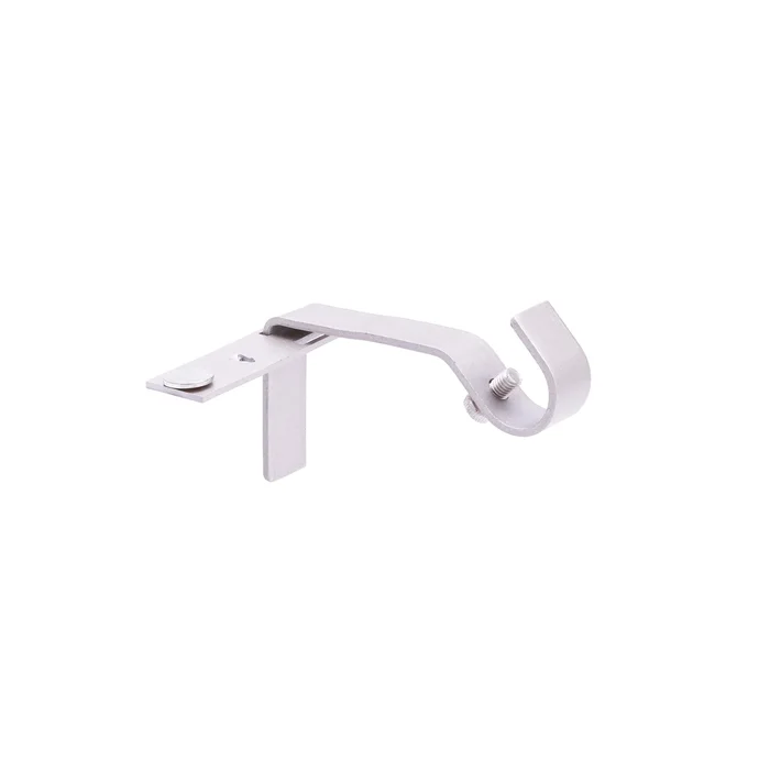 273006 0.62 in. Curtain Brackets, Brushed Nickel