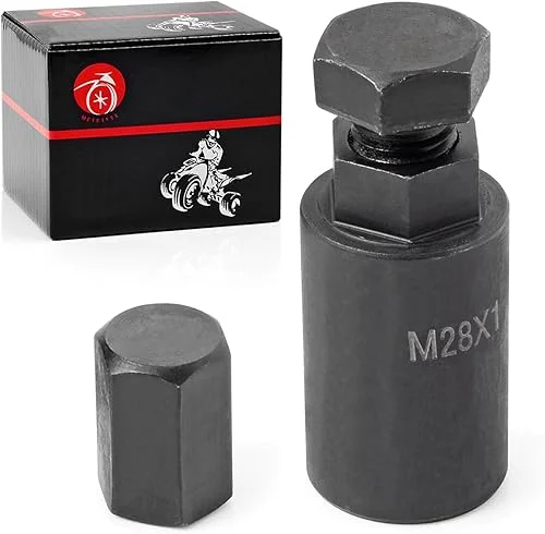 28mm Flywheel Puller Remover bolt Tool for Honda TRX450ER TRX450R CRF250 R RX CRF450 L R RL RX X For Kawasaki KX250 KX250X KX250F KX450 KX450 X F SR KLX110 L R KLX450R KFX450R