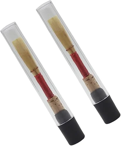 2Pcs Soft Oboe Reeds Handmade Replacement Reeds for Beginners Wind Instrument Accessories Oboe Reeds Kit Traditional Oboe Reeds for Musical
