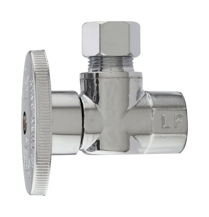 3/8 Fip X 3/8 Compression Brass Angle Valve