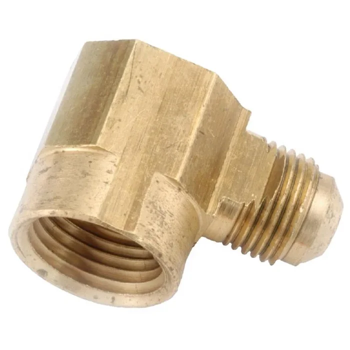 3/8 In. Flare Elbow In. X 3/4 In. D Fip Brass 90 Degree Elbow