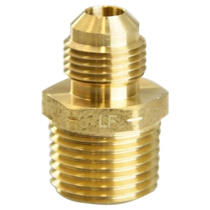 3/8 In. Flare X 1/2 In. D Male Brass Adapter
