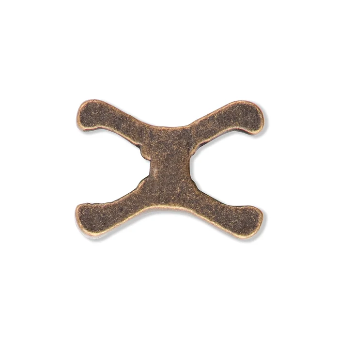 #3 Italian Made Bottom Stops – 12/Box – Antique Brass