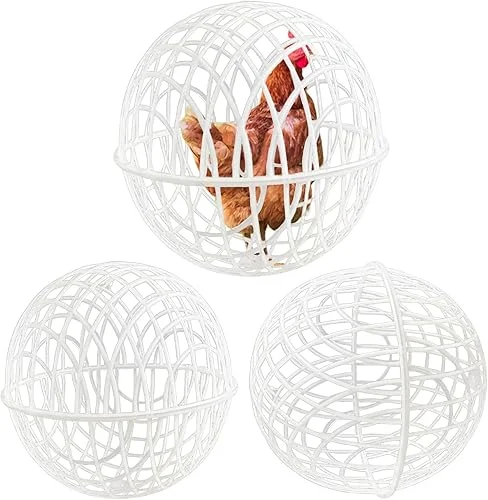 3-Piece Movable Chicken Coop Ball – Safe Walking Net, Orb Ball Cage for Pigeons, Rabbits, Ducks