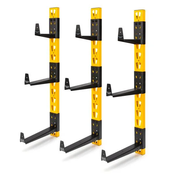 3-Piece Wall Mount Cantilever Rack
