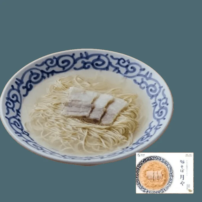 3 Servings[Ton-Soba TsukiYa] Clear Tonkotsu Ramen