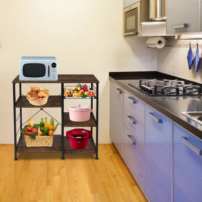 3-Tier Kitchen Rack with Microwave Oven Stand Storage